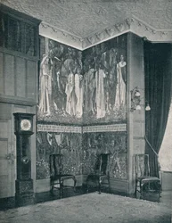 Tapiz de Arras en Stanmore Hall, 1898-9