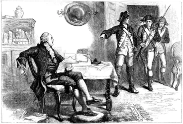 Arresto de William Franklin, Nueva Jersey, 1776, c. 1880