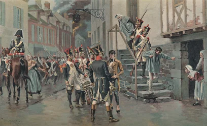 Arrestando desertores, 1896