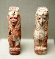 Artefactos figuras de esfinge de Turquía, 1800 a.C.