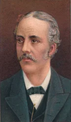 Arthur James Balfour 1848-1930, estadista y filósofo británico nacido en Escocia, 1906
