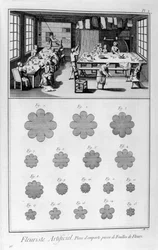 Florista artificial, 1751-1777