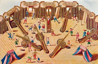Artilleros en acción MS. Add. 15,726, 1903