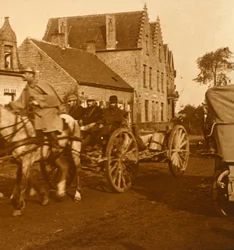 Artillería moviéndose hacia la línea, c1914-c1918