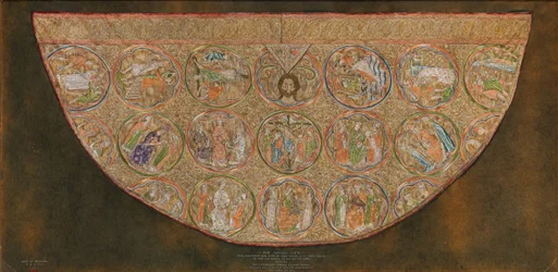 Capa de Ascoli, principios del siglo XX, original del siglo XIII