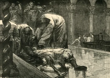 Asesinato del emperador León V, 820 d. C., 1890