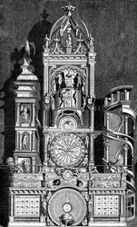 Reloj astronómico de la Catedral de Estrasburgo, 1573, 1870