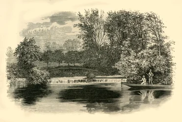 En Cleeve, en el Támesis, c1890