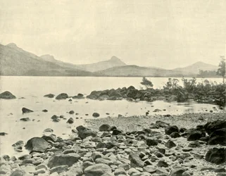 En el lago St. Clair, 1901