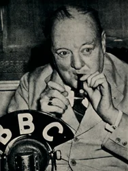 En el micrófono en EE.UU., 1943, 1945