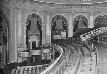 Auditorio desde el balcón, Teatro Fox, Filadelfia, Pensilvania