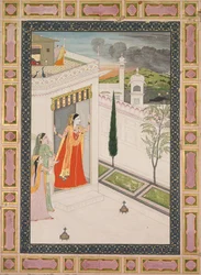 Augurio del Cuervo Vasakasajja Nayika, c. 1800