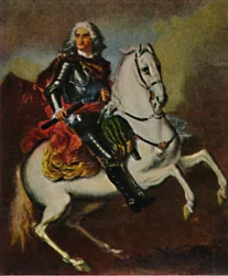 August der Starke 1670-1733. - Pintura de Silvestre, 1934