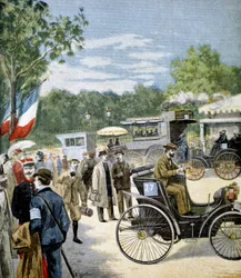 Prueba de fiabilidad de automóviles entre París y Rouen, patrocinada por Le Petit Journal, 1894