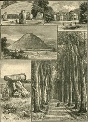 Avebury. Littlecote. Silbury. Devils Den. Gran Avenida., 1898