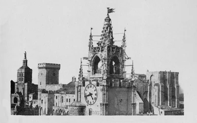 Aviñón - La Torre Jacquemart, Iglesia Notre-Dame de Doms y Palacio de los Papas
