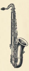 Saxofón Tenor en Si Bemol, 1895