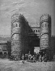Bab-El-Footoh, una de las puertas de El Cairo, 1878, c1882