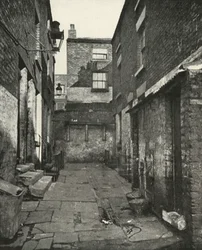 Casas adosadas en el norte de Inglaterra, 1938