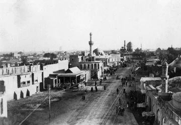 Bagdad desde la puerta norte, Irak, 1917-1919