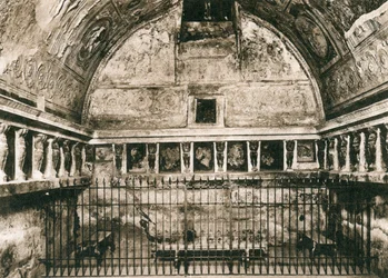 Bagni dei foro, Pompeya, Italia, c1900s