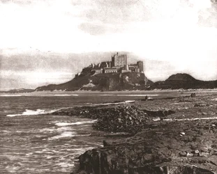 Castillo de Bamburgh, Northumberland, 1894