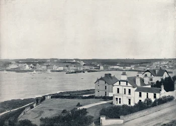 Bangor - La Ciudad y la Bahía, desde Mornington Park, Princeton, 1895