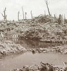 Orillas del río Yser, Diksmuide, Bélgica, c. 1914-c. 1918