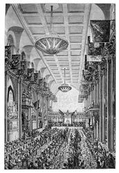 Banquete para la Reina en el Guildhall, Londres, 1837, 1900