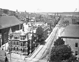 Barrington Street, Halifax, Nueva Escocia, Canadá, c. 1900
