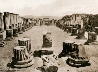 Basílica, Pompeya, Italia, c. 1900s