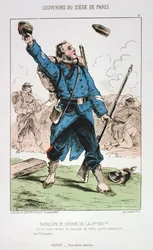 Batallón de Guerra de la Guardia Nacional, Sitio de París, 1870-1871