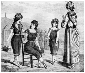 Traje de baño, 1885 1956