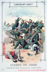 Batalla en Tien-Chuang-Tai, China, Rebelión de los Bóxers, julio 1900