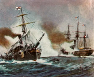 Batalla entre el Meteor y el Bouvet frente a La Habana, 9 de noviembre de 1870, 1936