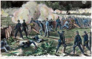 Batalla de Cold Harbor, Virginia, Guerra Civil Americana, 3 de junio de 1864