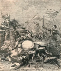 Batalla de Flodden, 1513, c1910
