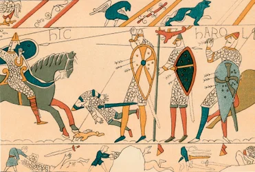 Batalla de Hastings y muerte de Harold, siglo XIX