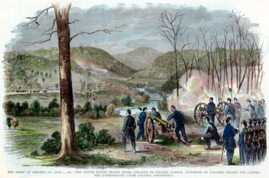 Batalla de Philippi, Virginia Occidental, Guerra Civil Americana, 3 de junio de 1861