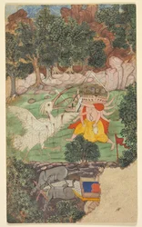 Batalla de Ravana y Jatayu, del sarga capítulo 49 del Aranya-kanda Libro del Bosque