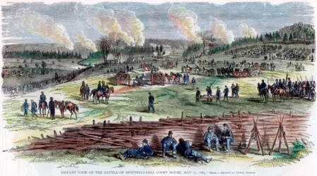 Batalla de Spotsylvania Court House, Virginia, Guerra Civil Americana, 12 de mayo de 1864