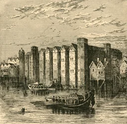 Castillo de Baynards, de una vista publicada en 1790, 1897