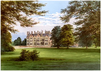 Bearwood, cerca de Wokingham, Berkshire, hogar de la familia Walter, c. 1880
