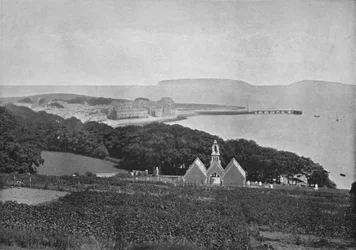 Beaumaris - Mirando hacia el embarcadero, 1895