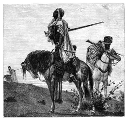 Beduinos en oración, c1890