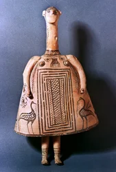 Ídolo de campana, Antigua Grecia, c700 a.C.