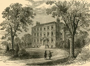 Casa Belsize en 1800
