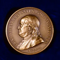 Benjamin Franklin, científico, inventor y estadista estadounidense, 1806