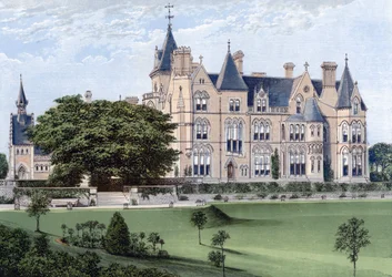Bestwood Lodge, Nottinghamshire, finales del siglo XIX