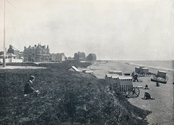 Bexhill - Los Hoteles y la Playa, 1895